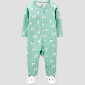 baby girl bunny pajamas